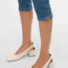 Vmelly Caprihose mit mittlerer Leibhöhe und schmaler Passform