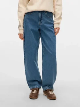 Vmestelle High Rise Barrel Fit Jeans