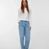 Vmetna High-Rise-Jeans in Barrel-Fit
