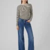 Vmfaith Jeans mit niedriger Leibhöhe und weitem Bein