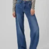 Vmfaith Jeans mit niedriger Leibhöhe und weitem Bein