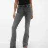 Vmflash Mid-Rise-Jeans mit ausgestelltem Schnitt