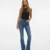 Vmflash Mid-Rise-Jeans mit ausgestelltem Schnitt