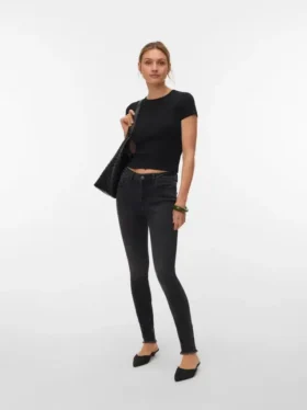 Vmflash Mid Rise Skinny Fit Jeans