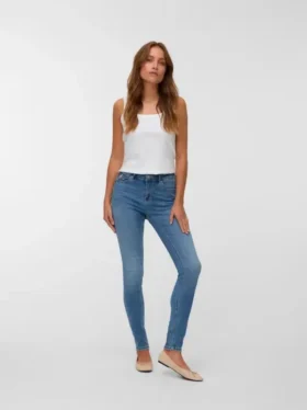 Vmflash Mid Rise Skinny Fit Jeans