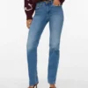 Vmflash Mid Rise Straight Fit Jeans