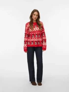 Vmfrostsnowman Strickpullover