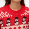 Vmfrostsnowman Strickpullover