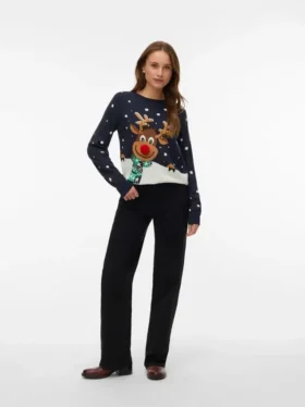 Vmfrostydeer Strickpullover