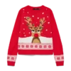 Vmfrostydeer Strickpullover