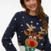 Vmfrostydeer Strickpullover
