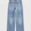 Vmhallie Low-Rise-Jeans in weiter Passform