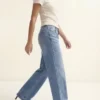 Vmhallie Low-Rise-Jeans in weiter Passform