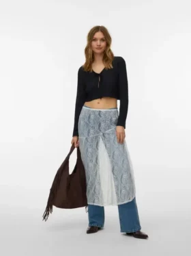 Vmharper Midirock mit hoher Taille