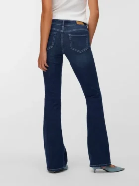 Vmhelena Jeans mit niedriger Leibhöhe und ausgestelltem Schnitt