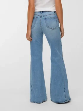 Vmindia High-Rise-Jeans mit ausgestelltem Schnitt