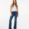 Vmjean Low-Rise-Jeans mit ausgestelltem Schnitt