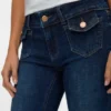 Vmjean Low-Rise-Jeans mit ausgestelltem Schnitt