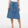 Vmjolene Midi-Rock mit hoher Taille