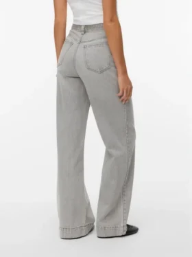 Vmkathy Jeans mit extrem hoher Leibhöhe und weitem Bein