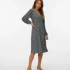 Vmkaya Midi-Kleid