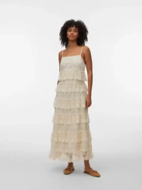 Vmloretta Langes Kleid