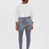 Vmlux Mid-Rise-Jeans in Slim-Fit