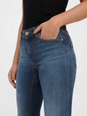 Vmlux Mid Rise Slim Fit Jeans