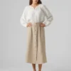Vmmelaney Langrock mit hoher Taille