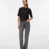 Vmmelisa Jeans mit mittlerer Leibhöhe und weitem Bein