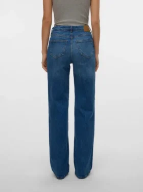 Vmmelisa Jeans mit mittlerer Leibhöhe und weitem Bein