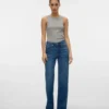 Vmmelisa Jeans mit mittlerer Leibhöhe und weitem Bein