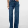 Vmmelisa Jeans mit mittlerer Leibhöhe und weitem Bein
