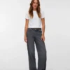 Vmmira Mid-Rise-Jeans in weiter Passform