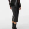 Vmnatalie Midi-Rock mit hoher Taille