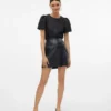 Vmnelly kurzer Rock mit hoher Taille