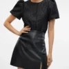 Vmnelly kurzer Rock mit hoher Taille