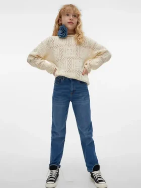 Vmolivia High-Rise-Mom-Fit-Jeans