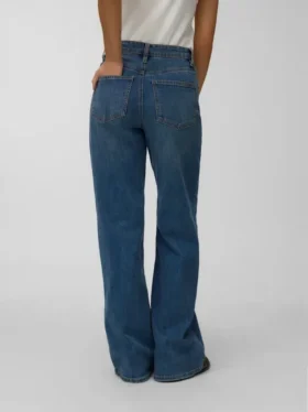 Vmolivia Jeans mit hoher Leibhöhe und weitem Bein