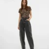 Vmollie Jeans mit hoher Taille und Balloon-Passform