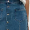 Vmpetra kurzer Rock mit hoher Taille als Shorts