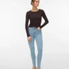 Vmpolly Mid-Rise-Jeans in Skinny-Passform