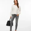 Vmpolly Mid-Rise-Jeans in Skinny-Passform