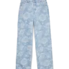 Vmrae Jeans mit hoher Leibhöhe und weitem Bein