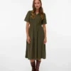Vmray Midi-Kleid aus Cord