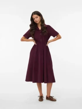 Vmray Midi-Kleid aus Cord