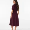 Vmray Midi-Kleid aus Cord
