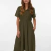 Vmray Midi-Kleid aus Cord