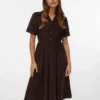 Vmray Midi-Kleid aus Cord