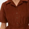 Vmray Midi-Kleid aus Cord